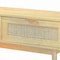 Baxton Studio Baird Mid-Century Modern Light Oak Brown Finished Wood and Rattan 2-Drawer Console Table 176-11250-Zoro - alternate 7